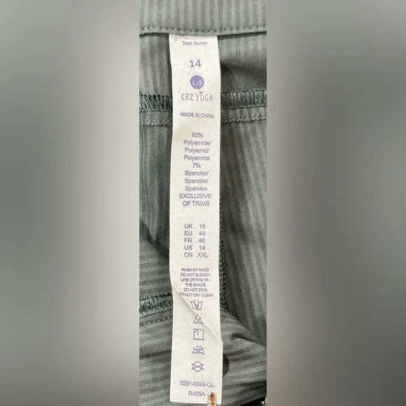 CRZ Yoga Casual Shorts size 14 NWT - Picture 7 of 12